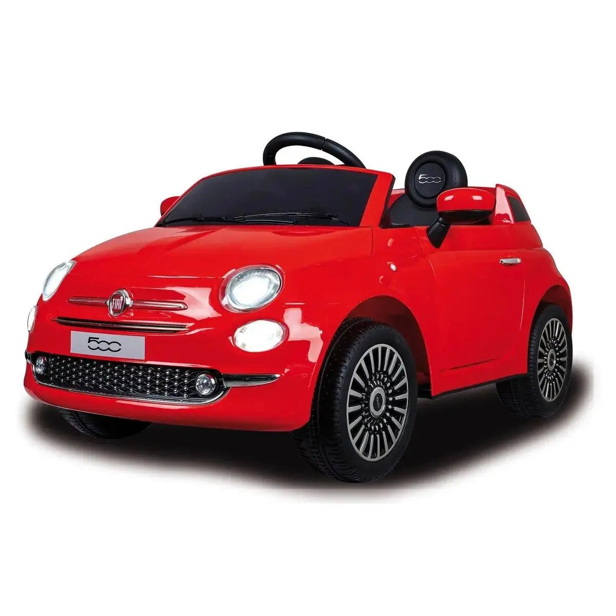 Jamara Ride-on Fiat 500 rood 12V - megaspullen.nl